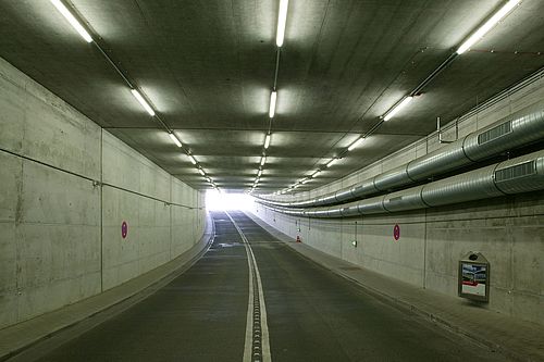 Hamburg Messe Logistiktunnel