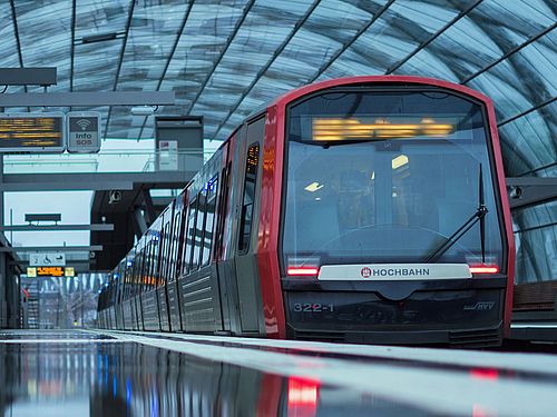 U-Bahn in Hamburg